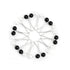 Elegant faux pearl brooch clips for women&