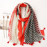 High quality lightweight pashmina stole, styled as a Muslim hijab or fashion wrap