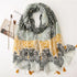 High quality lightweight pashmina stole, styled as a Muslim hijab or fashion wrap