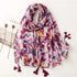 High quality lightweight pashmina stole, styled as a Muslim hijab or fashion wrap