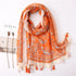 High quality lightweight pashmina stole, styled as a Muslim hijab or fashion wrap