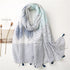 High quality lightweight pashmina stole, styled as a Muslim hijab or fashion wrap