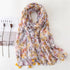 High quality lightweight pashmina stole, styled as a Muslim hijab or fashion wrap