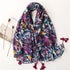 High quality lightweight pashmina stole, styled as a Muslim hijab or fashion wrap
