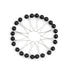 Elegant faux pearl brooch clips for women&