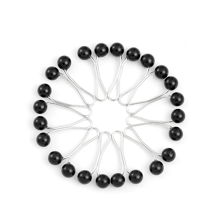 Elegant faux pearl brooch clips for women&