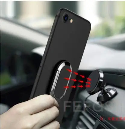 For Blackview BV8800 6.58" BlackviewBV8800 BV 8800 Back Ring Holder Bracket Phone Case Smartphone TPU Soft Silicone Cover