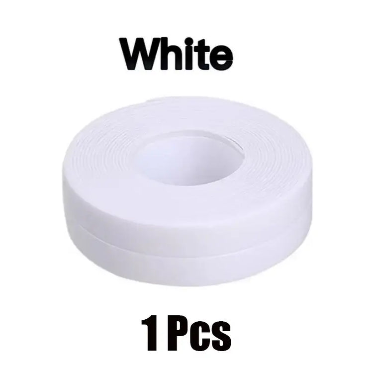 3.2M self-adhesive PVC caulk tape for waterproof sealing in kitchens and bathrooms