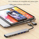 All-in-one USB-C multi-hub splitter for MacBook Pro and USB-C laptops