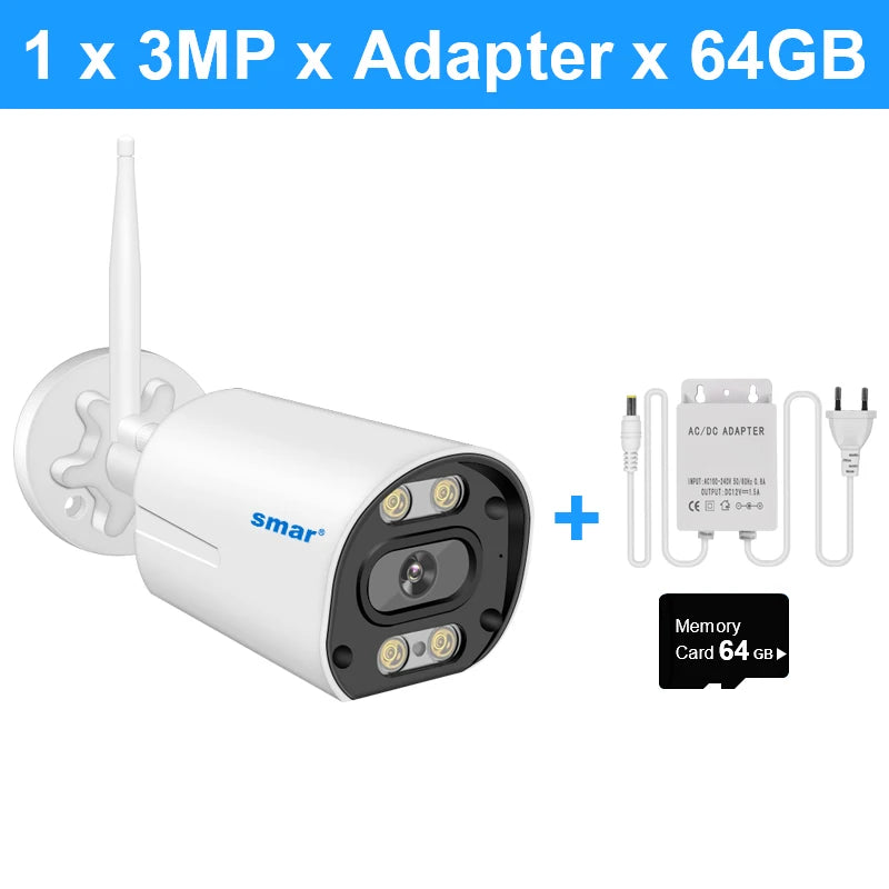 Wireless CCTV Camera Featuring AI Human Detection and Real-Time Audio Communication