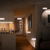 10cm rechargeable PIR motion sensor LED bar light with magnetic mount for compact spaces