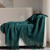 2025 tassel towel throw blanket for sofa, bed, or bedside flag
