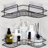 Space-saving triangle storage rack suitable for kitchen and bathroom u