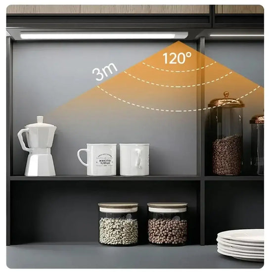 Wireless LED night light for kitchen, bedroom, and wardrobe with motion detection