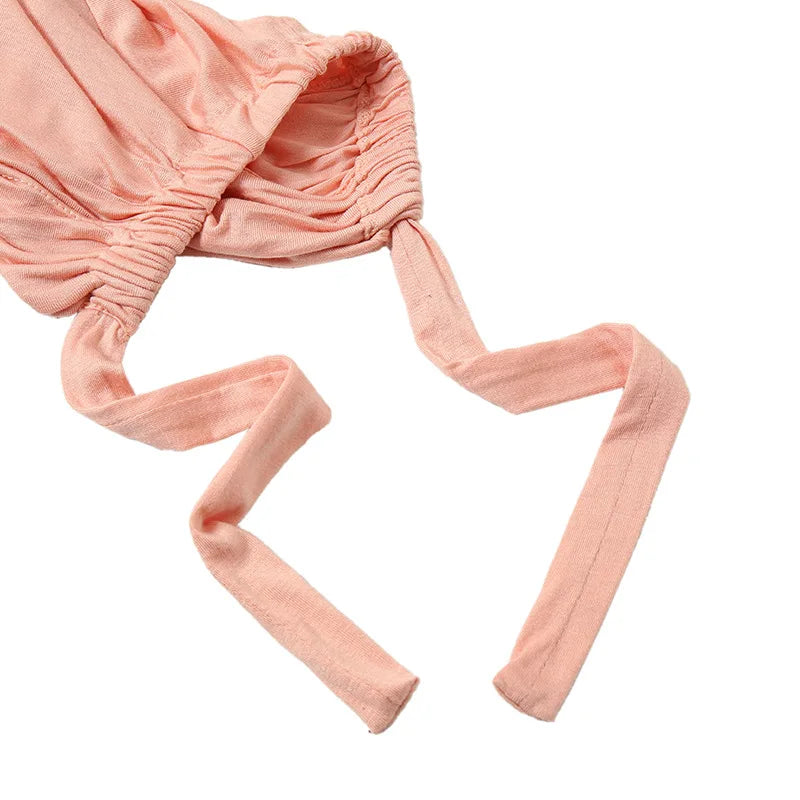 Comfortable modal hijab cap with back rope for adjustable fit, ideal as inner scarf