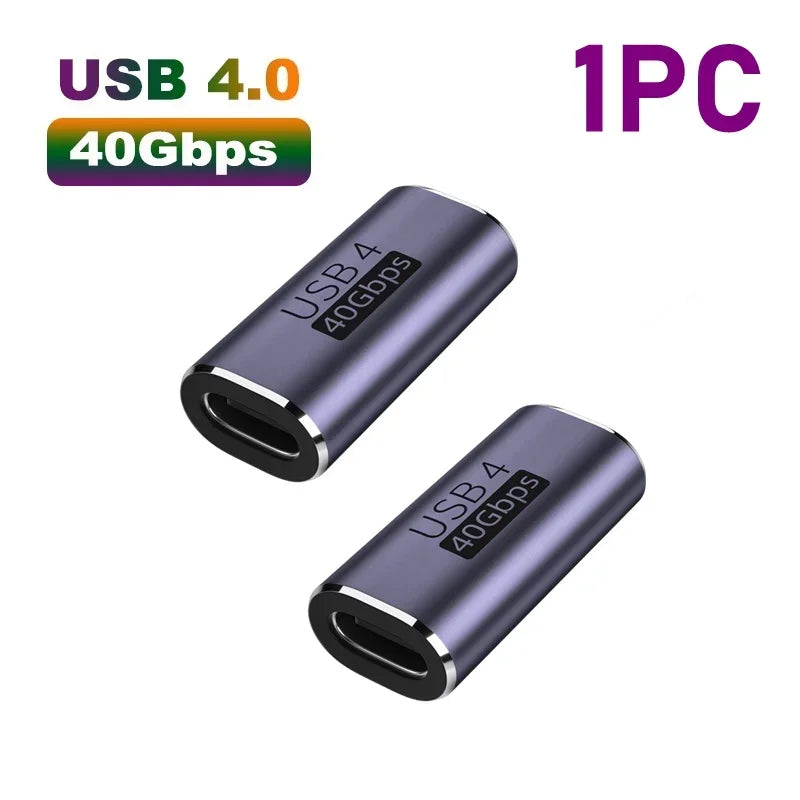 USB 4.0 PD 100W charger connector for MacBook with 8K 60Hz support
