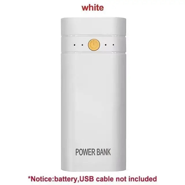 USB Type-C power bank case for 18650 batteries, ideal for phone charging