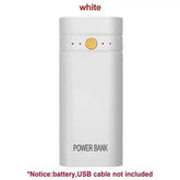 USB Type-C power bank case for 18650 batteries, ideal for phone charging