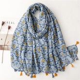 High quality lightweight pashmina stole, styled as a Muslim hijab or fashion wrap