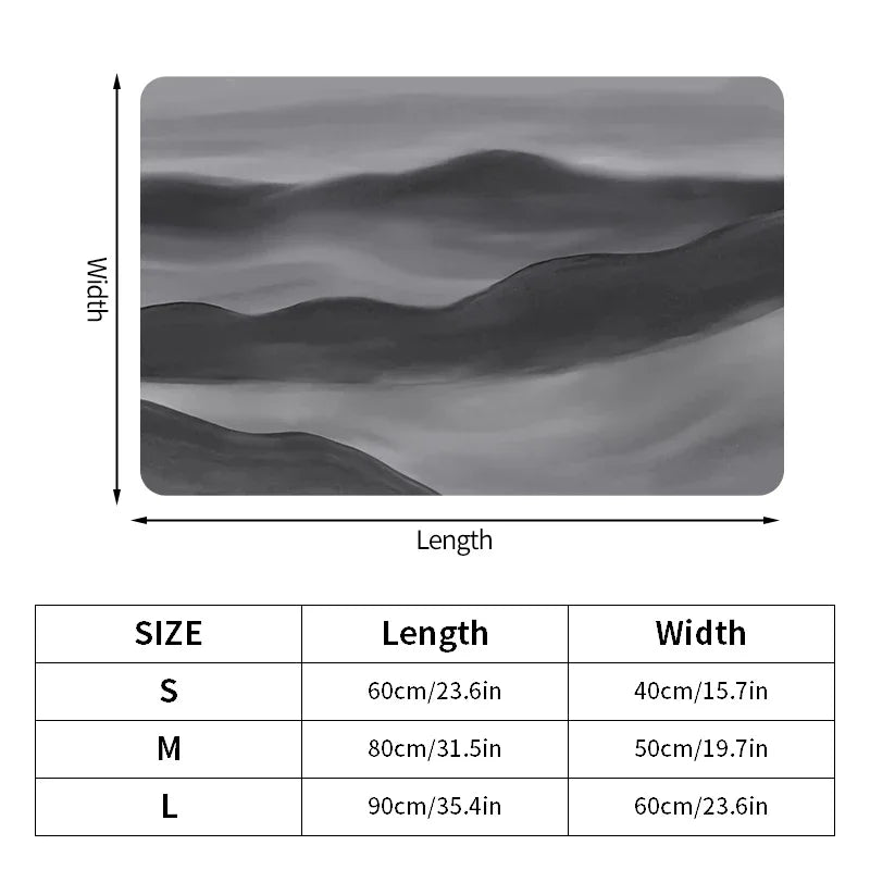Toilet and bathtub side carpet with strong absorption