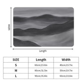 Toilet and bathtub side carpet with strong absorption