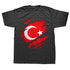 Men’s Short Sleeve T-Shirt with ‘I Love My Hot Turkish Girlfriend’ and Turkish Flag Design