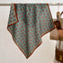 70cm square scarf for women with cashew print, breathable imitation silk fabric