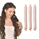 Heatless Hair Curler Satin Curling Rod Headband | No Heat Soft Hair Rollers