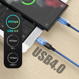 USB 4.0 PD 100W charger connector for MacBook with 8K 60Hz support