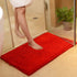 Memory carpet mat for door, toilet, and tub areas