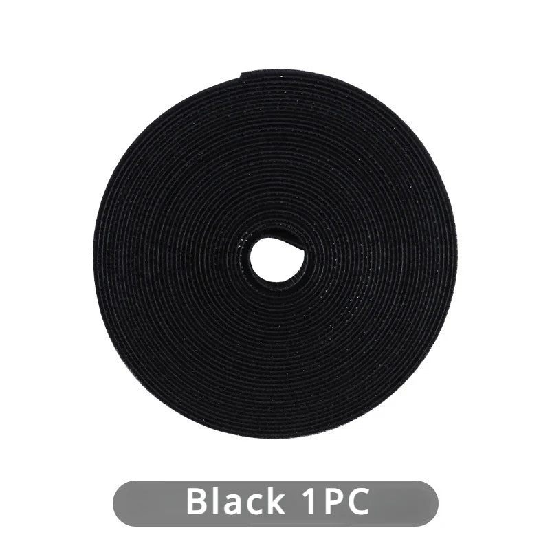Removable cable tie for cords and data cables