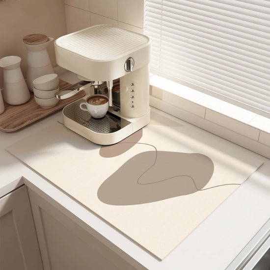 Kitchen Accessories Absorbent	Kitchen	Dish Drying Mat Coffee Table Tableware Drain Mat	Kitchen	Drain	Pads	Tableware	Mat