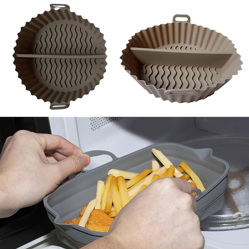 Silicone Air Fryer Divider Basket for Multi-Item Cooking