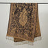 Soft and warm cashmere hijab with bohemian print, styled as a headscarf or wrap