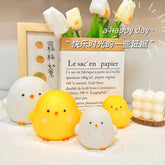 Cute chicken-shaped soft night light for children’s bedroom