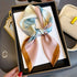 70cm satin silk scarf used as a hijab, wrist wrap, or elegant bandana for women
