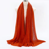 Breathable cotton shawl for Muslim women, ideal for prayer, daily wear, or layering