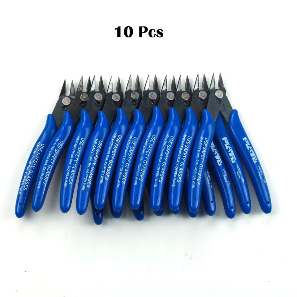 Set of 170 Wishful Clamp diagonal pliers for electronics and 3D printing