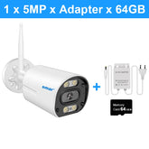 Wireless CCTV Camera Featuring AI Human Detection and Real-Time Audio Communication