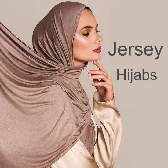 Soft plain cotton headscarf for women, used as a hijab or stylish headband wrap