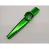 Aluminum alloy kazoo featuring five diaphragm membranes for adjustable tone control