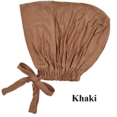 Soft modal Muslim turban hat for women, used as inner hijab cap or underscarf bonnet