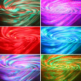 LED starry galaxy projector light with RGB colors and smart remote control