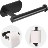 Plastic wrap and toilet paper holder with easy wall mount installation