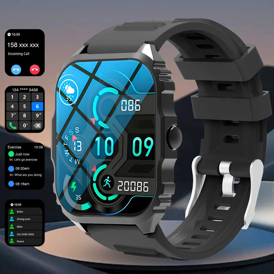 Smart Watch, Wireless Call/Dial, Multi-Sport Mode, Multiple APP Reminders, Suitable for Men and Women, Compatible with IPhone/An