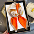 70cm satin silk scarf used as a hijab, wrist wrap, or elegant bandana for women