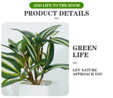Artificial bonsai tree in ceramic pot for home or office desk decor