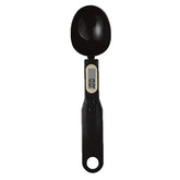 Electronic kitchen scale measuring 0.1–500g with detachable spoon