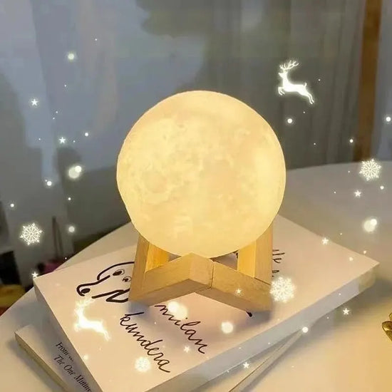 8 cm DIY planet lamp with moon and galaxy design for painting