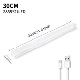 10cm rechargeable PIR motion sensor LED bar light with magnetic mount for compact spaces